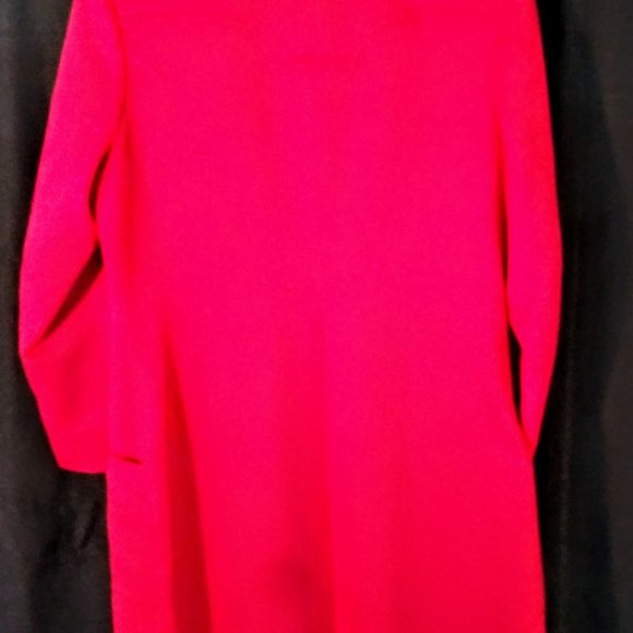 Vintage I.Magnin & Co. Red Overcoat - Picture 6 of 6